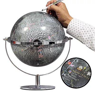 Mapsoft Classic Moon Globe Lunar Globe 24cm/9.5  MC-24 Lunar Globe Moon Map • $113