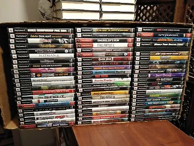 $26 • Buy PlayStation 2 (PS2) Games With Manuals! Most Are Mint!