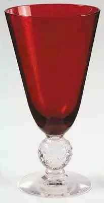 Morgantown Golf Ball Ruby Iced Tea Glass 405567 • $43.99