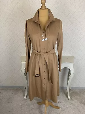 Max Mara Cotton Linen Dress  Size Usa12- It46- De42-Uk14- Fr44 • $175