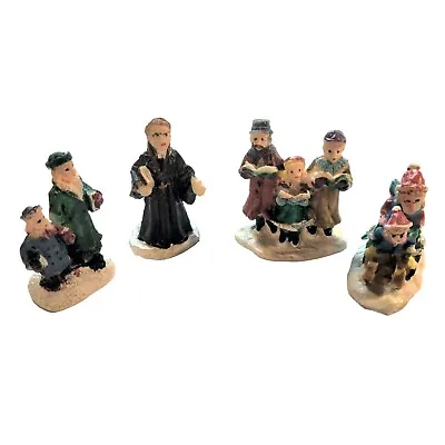 Cobblestone Corners Christmas Village People Villagers Carolers Sledders Priest • $14.99