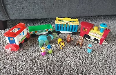 Vintage Fisher Price Little People Circus Train #991 Animals Clowns • $22.50