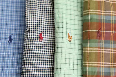 Ralph Lauren Men's Lot Of 4 Long Sleeve Multicolored Dress Or Casual Shirts XL • $78.99