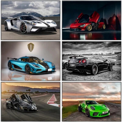 £5.98 • Buy Luxury Supercar Racing Car FULL Diamond Painting Kits Handmade Art Decor GIFT
