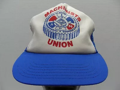 MACHINISTS UNION - IAMAW Vintage One Size Adjustable SNAPBACK Baseball Cap Hat! • $14.99