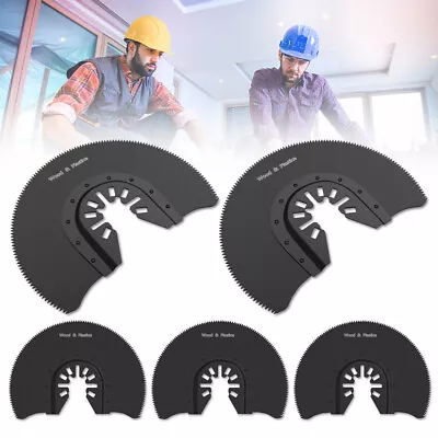 $17.92 • Buy 5X Oscillating Multi Tool Saw Blade Semicircular Wood Metal Cutter Carbon ☪