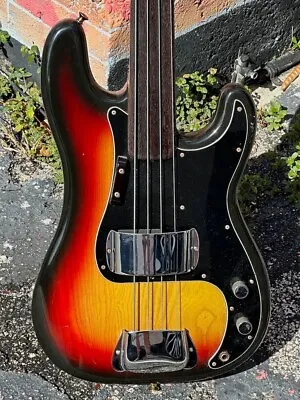1978 Fender Precision  Fretless  Bass A Near Mint All Original W/a Thinner Neck. • $3850