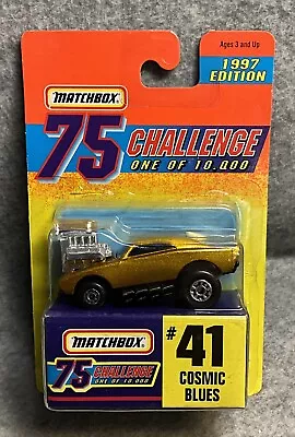 1997 Matchbox 75 Challenge Cosmic Blues #41 • $14.50