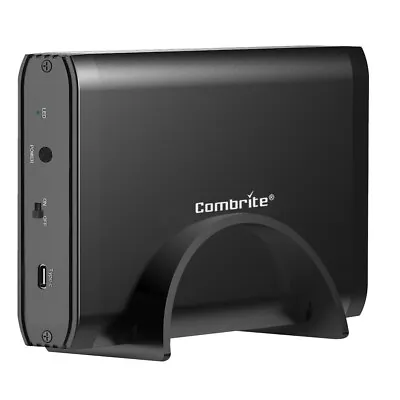 Combrite 3.5  USB-C 3.0 HDD Hard Drive Enclosure Type-C To SATA Portable Caddy • £24.95