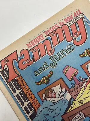 TAMMY AND JUNE COMIC - CHRISTMAS - 21st December 1974 -Vintage 70s Gifts • £9.99