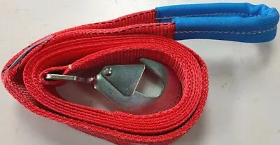 4x4 Recovery Strap Towing 5T Red 1m To 30m Off Road Tree Strop With Snap Hook • £16.25