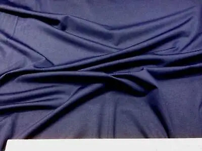 Fabric Polyester Spandex 4 Way Stretch Navy LY951 • $2.99