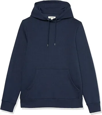 Goodthreads Men's Pullover Washed Fleece Hoodie - Navy Blue - Small - New • $18.99