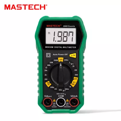 MASTECH Digital Multimeter Meter MS830M MS830N MS830T Equipment Industrial✦ • $22.90