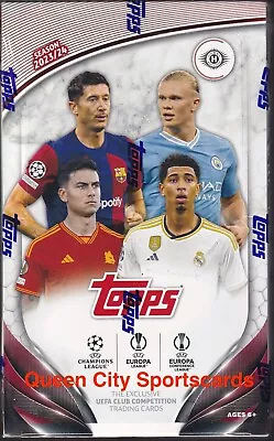 2023/24 Topps UEFA Champions Club Competitions Soccer Factory Sealed Hobby Box • $109.95