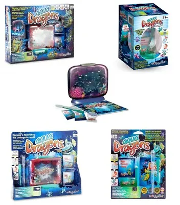 £7.49 • Buy Aqua Dragons Deluxe Kit Illuminated, Underwater Kit Tank Habitat Food Eggs &Grow
