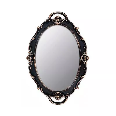 Ychmir Vintage Mirror Small Wall Mirror Hanging Mirror 14.5 X 10 Inchs Oval Brow • $20.60