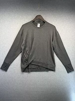 All In Motion Womens Twist Crew Neck Pullover Shirt Size Small Gray  • $8.80