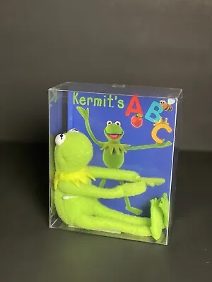 Vintage Kermit ABC Book & Bendable Kermit Doll NIB 1998 Applause Muppets Henson • $35