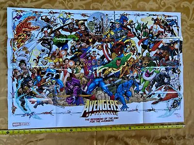 2017 Marvel Comics Avengers 24 X36  Double Sided Promo Poster See Pics • $10