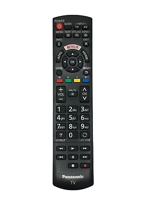 PANASONIC Remote Control: N2QAYB001008 TV REMOTE Good Condition • $19.95