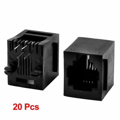 £5.87 • Buy 20 Pieces RJ11 4 Pin Network Jack Vertical Mount PCB Ports Ethernet Sockets
