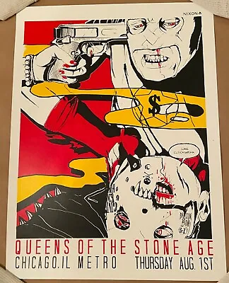 QUEENS OF THE STONE AGE QOTSA The Metro Chicago August 1 2013 BONEFACE Poster • $594.44