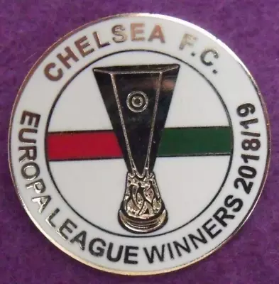 Chelsea Enamel Football Pin Badge.     Pb3-453 • £5.99