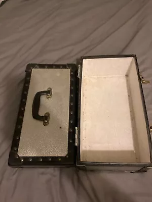 7” Aluminum Record Box Holds Approximately 100 Records • £35