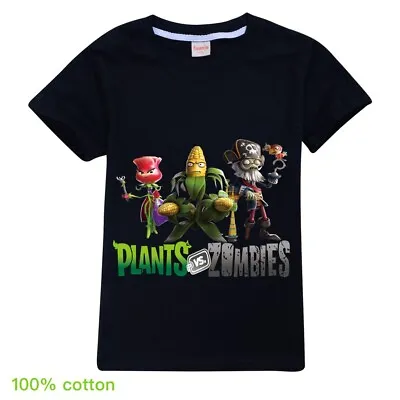 Plants Vs Zombies Boys Girls Unisex Kid's T Shirt  AU Shop • $20