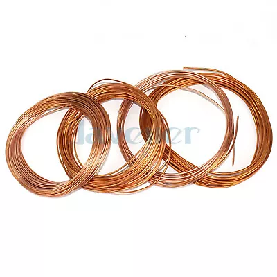 1 Meter 1.6/1.8/2/2.2/2.5/3/4/5mm O.D Copper Capillary Tubing For Air Condition • $3.91