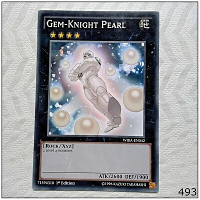 Gem-Knight Pearl - WIRA-EN042 - Common 1st Edition Yugioh • $1.60