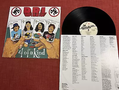 DRI - 4 Of A Kind / Rare Original Vinyl LP 1988 / Light Warp Plays EX SEE VIDEO • $9.99