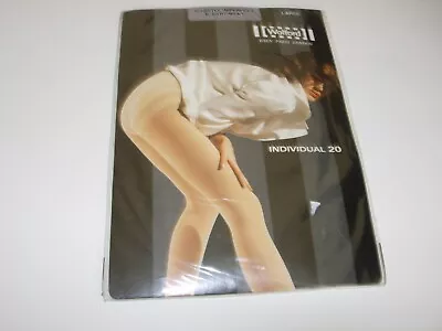 £12.50 • Buy Wolford Individual 20 Sheer Tights / Pantyhose (Fog / Grey; Large)