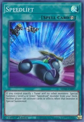 Speedlift [MP20-EN097] Super Rare - Yu-Gi-Oh! - NM • $1