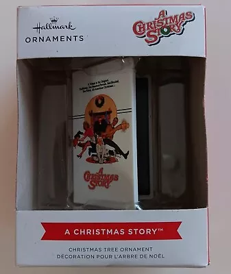 Hallmark Ornament A Christmas Story Retro VHS Box 2021  Collection New Red Box • $7.98