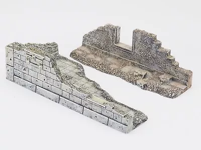 28mm Scale 20th Century/modern/sci Fi  Ruined Building Sections X 2. Green 97 • £15