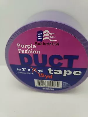 $5 • Buy DESIGNER DUCT TAPE Purple 15 YARDS: 2   FOR ARTS, CRAFTS &  DECOR. USA. 