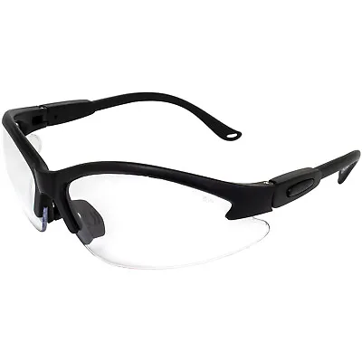 Global Vision Lab Safety Glasses Black Frame & Clear Lens • $11.99