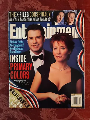 ENTERTAINMENT WEEKLY March 27 1998 Emma Thompson John Travolta All Saints • $14.40