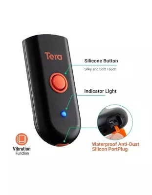 Tera Model 1200 Mini Portable Barcode Scanner - USB Plug & Play Dongle Manual • $19.99