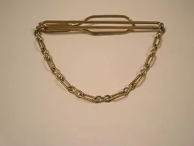 Double/Single Link Chain Pendant Vintage Tie Bar Clip  • $27.49