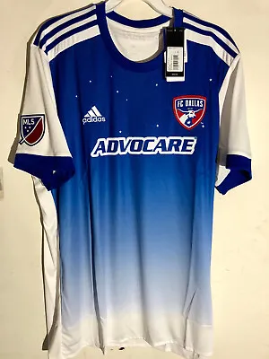 Adidas MLS Jersey Dallas FC Team Blue Men's Size L • $14.99