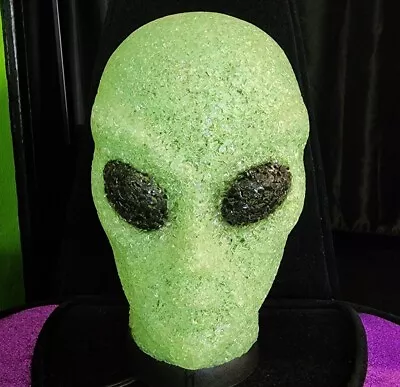 Vintage Y2K Alien Head Lamp Green Night Light Spencer's  • $36