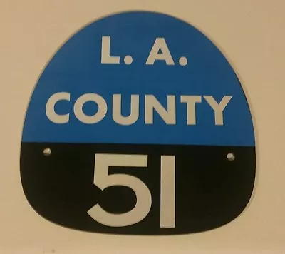 La County 51  Emergency 51  Fire Helmet Shield • $20