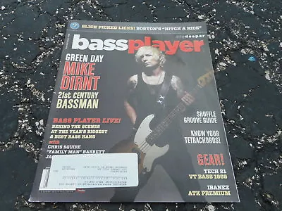 JAN 2013 BASS PLAYER Guitar Music Magazine MIKE DIRNT - GREEN DAY • $12