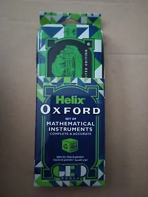 Helix Oxford Geo Maths Set School Student Set Mathematical Instruments Complete  • £3