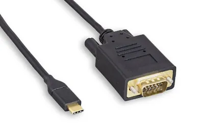 3Ft-10Ft SuperSpeed USB 3.1 Type C To SVGA HD15 Cable 10G 28 AWG Mac PC Monitor • $22.99