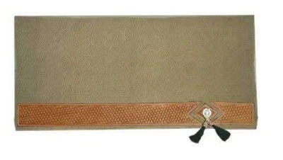 $68.80 • Buy Western Horse Saddle Blanket 36  X 34  100% New Zealand Wool W /Horsehair Tassel