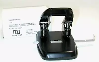 Safina 70-P 2 Hole Punch All Metal Construction Heavy Duty Black  Brand New • $13.95